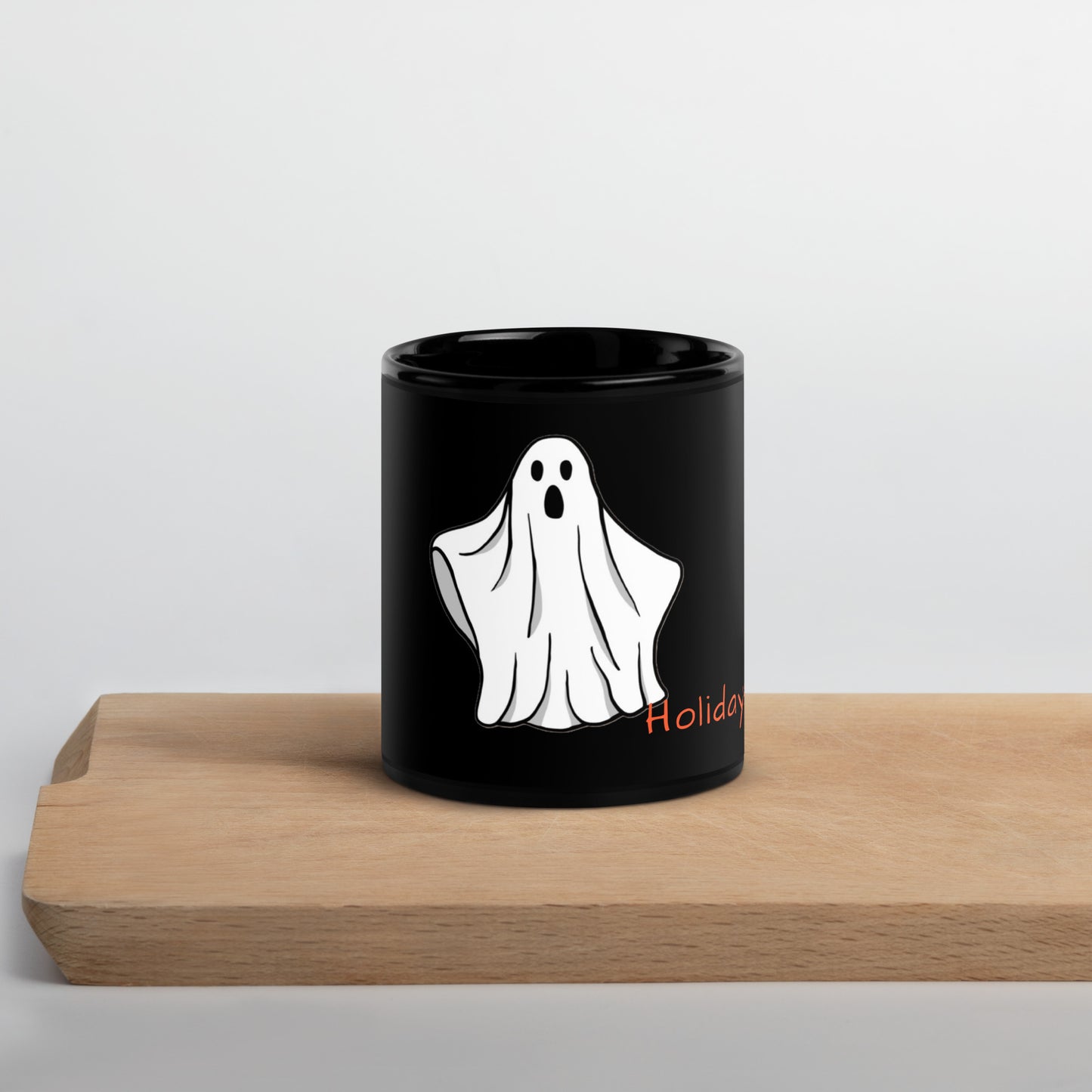 Holidays USA! Ghost Black Glossy Mug