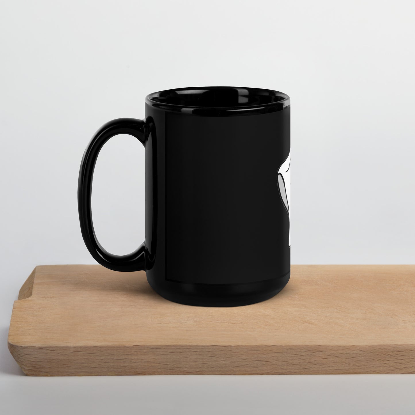 Holidays USA! Ghost Black Glossy Mug