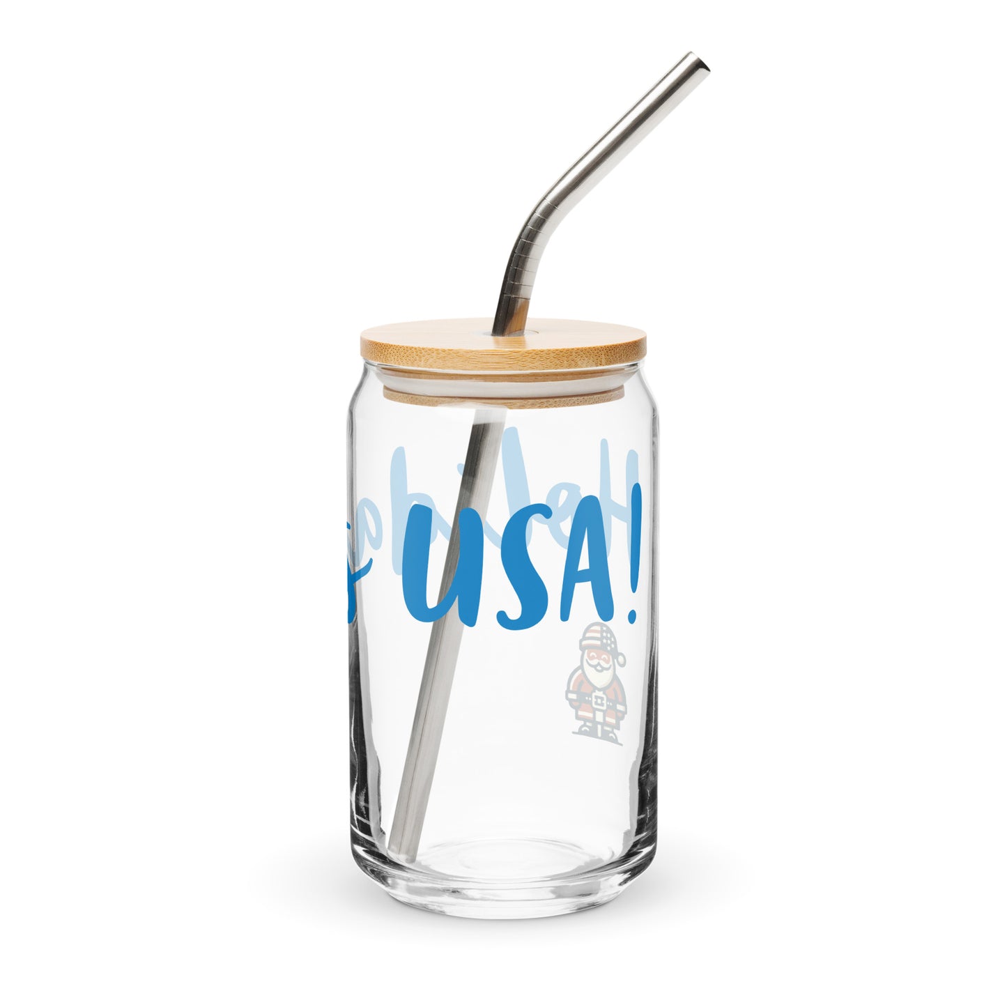 Holidays USA! Can-shaped glass