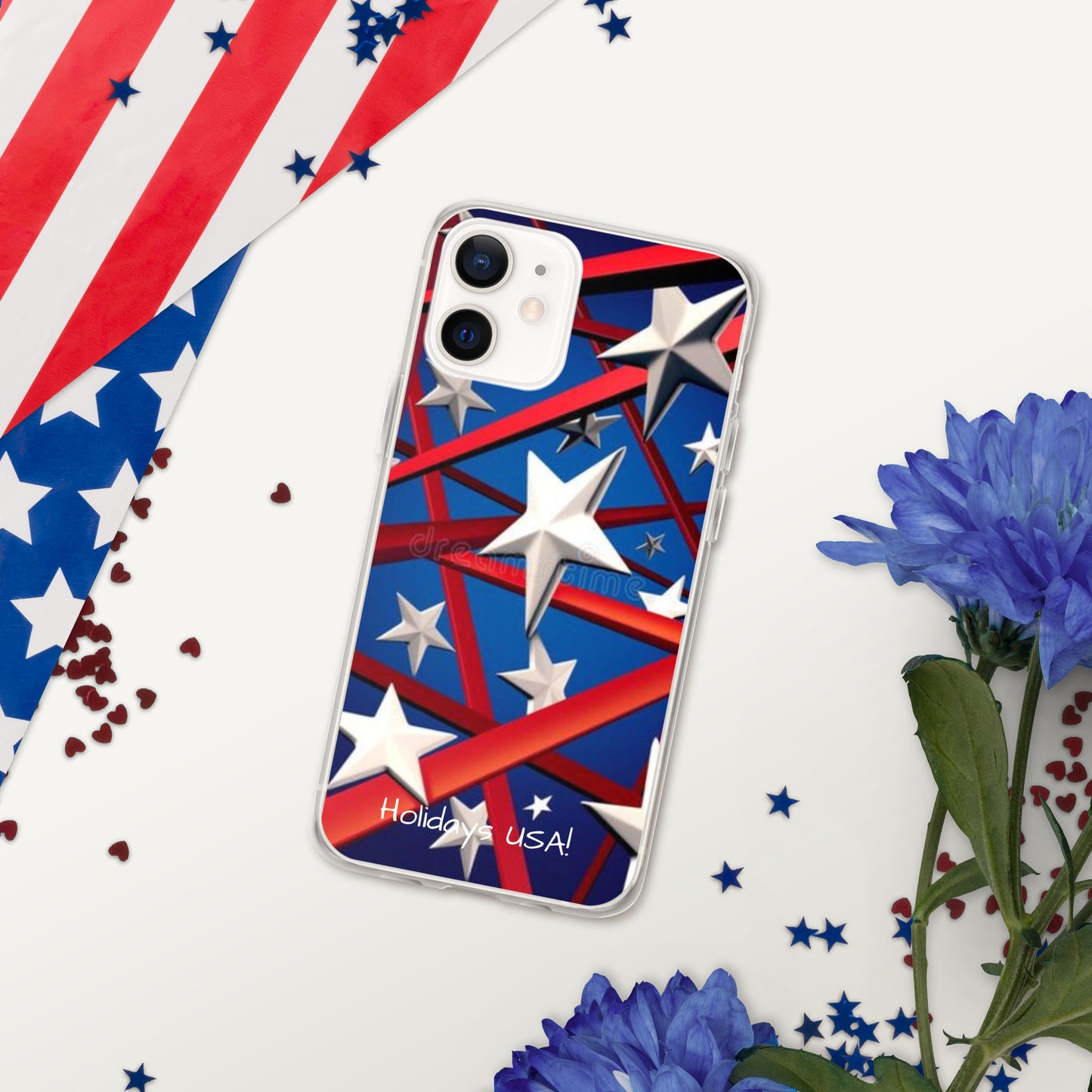 Holidays USA! Clear Case for iPhone®