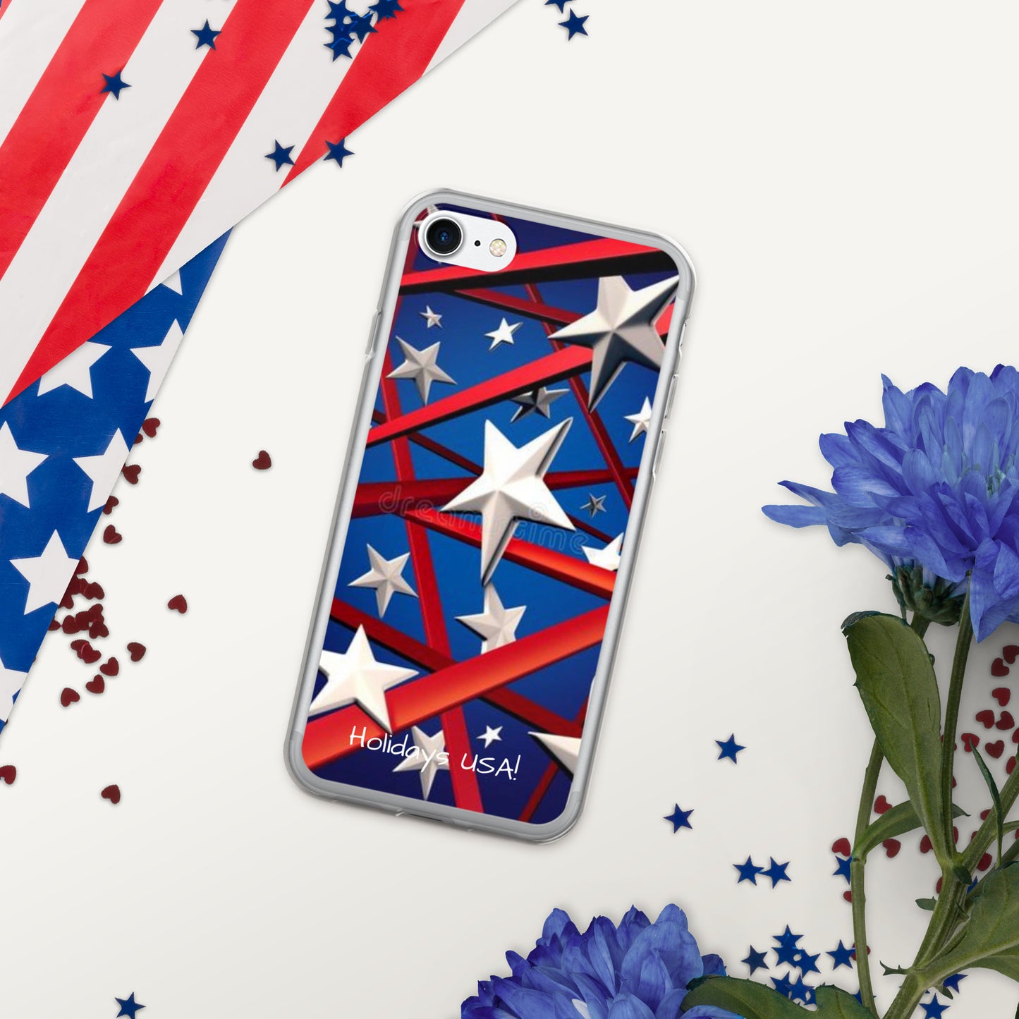 Holidays USA! Clear Case for iPhone®