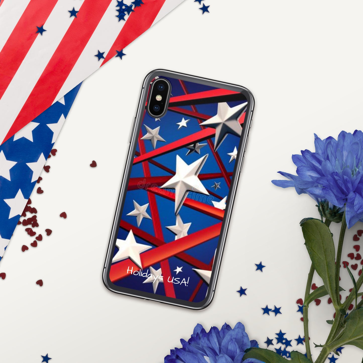 Holidays USA! Clear Case for iPhone®