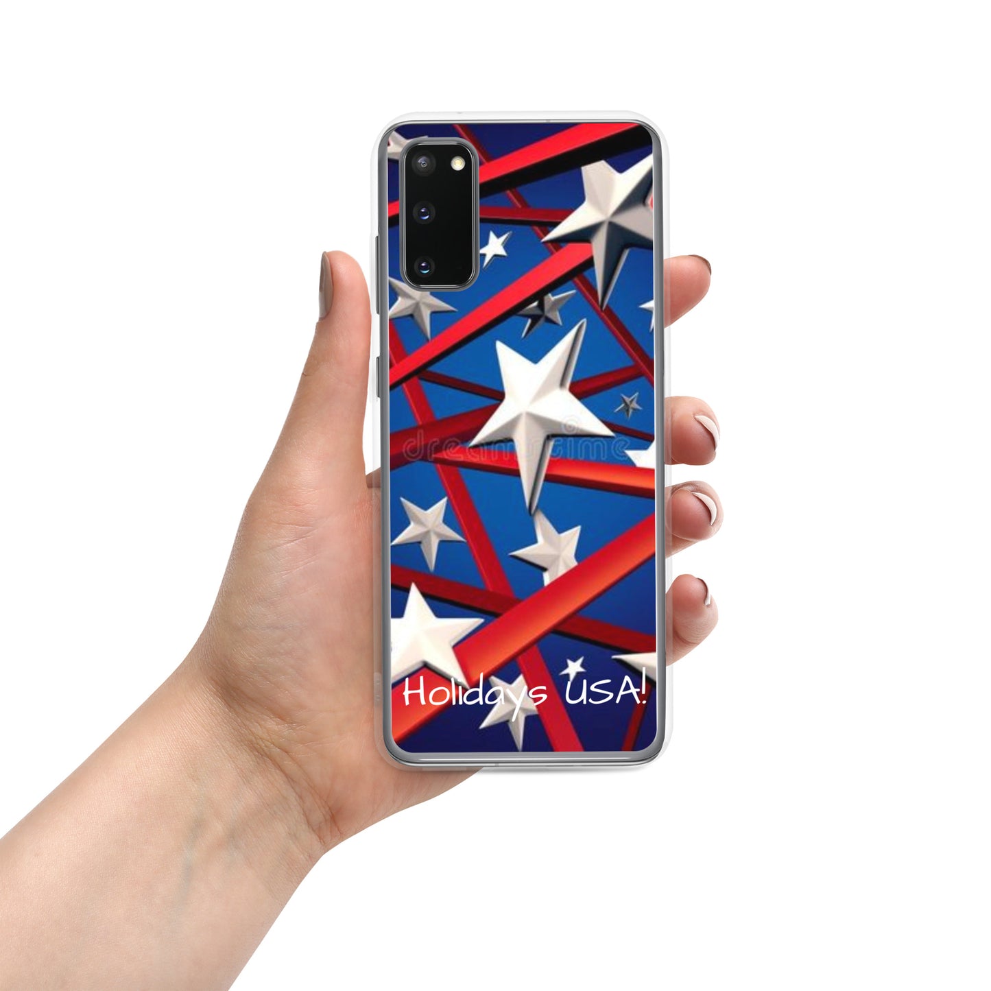 Holidays USA! Clear Case for Samsung®