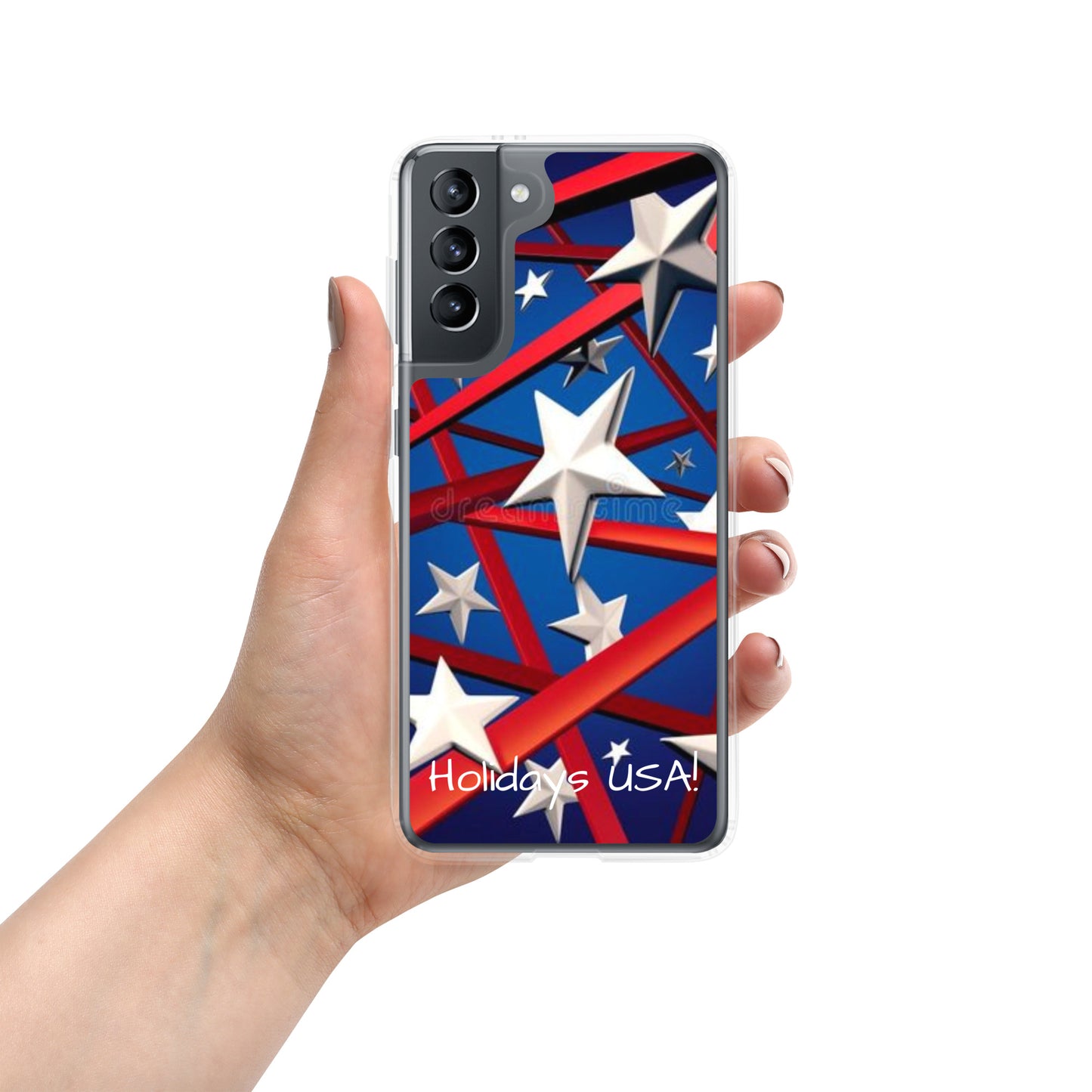 Holidays USA! Clear Case for Samsung®