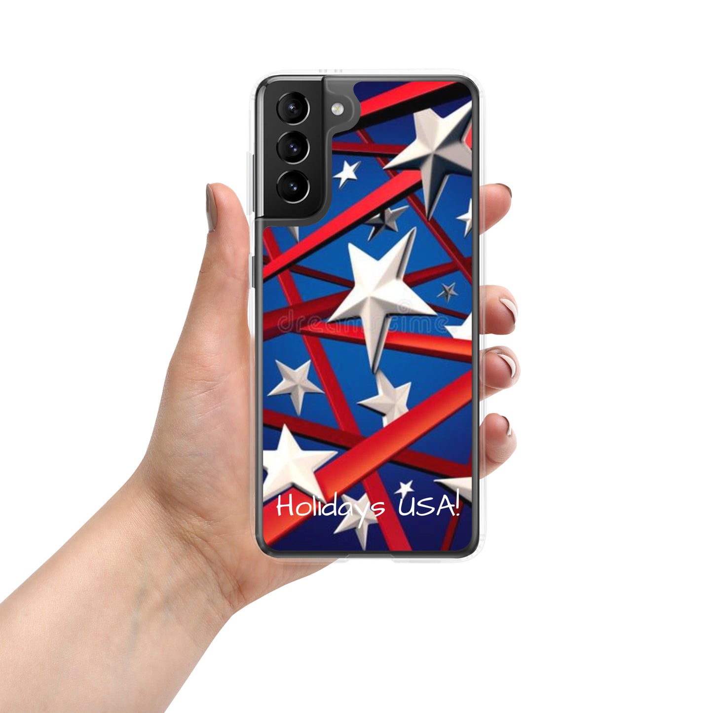 Holidays USA! Clear Case for Samsung®