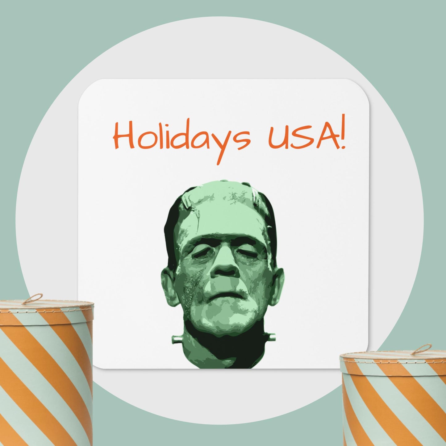 Holidays USA! Halloween Cork-back coaster