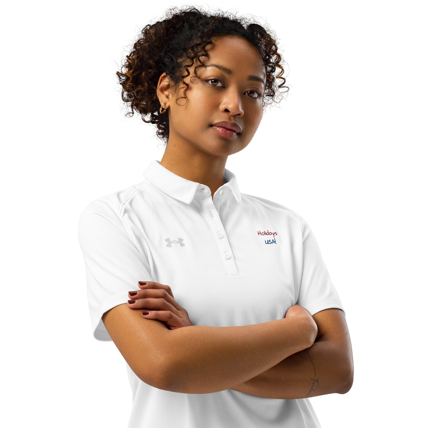 Holidays USA! Under Armour® women’s polo