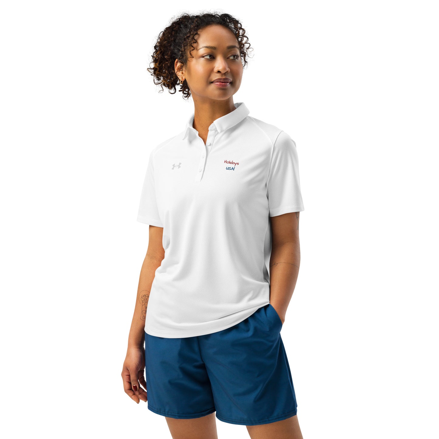 Holidays USA! Under Armour® women’s polo