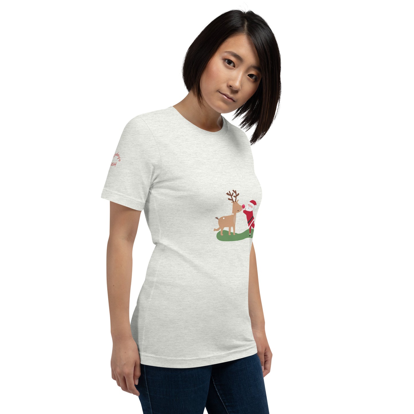 Holidays USA! Rudy/Santa Unisex t-shirt