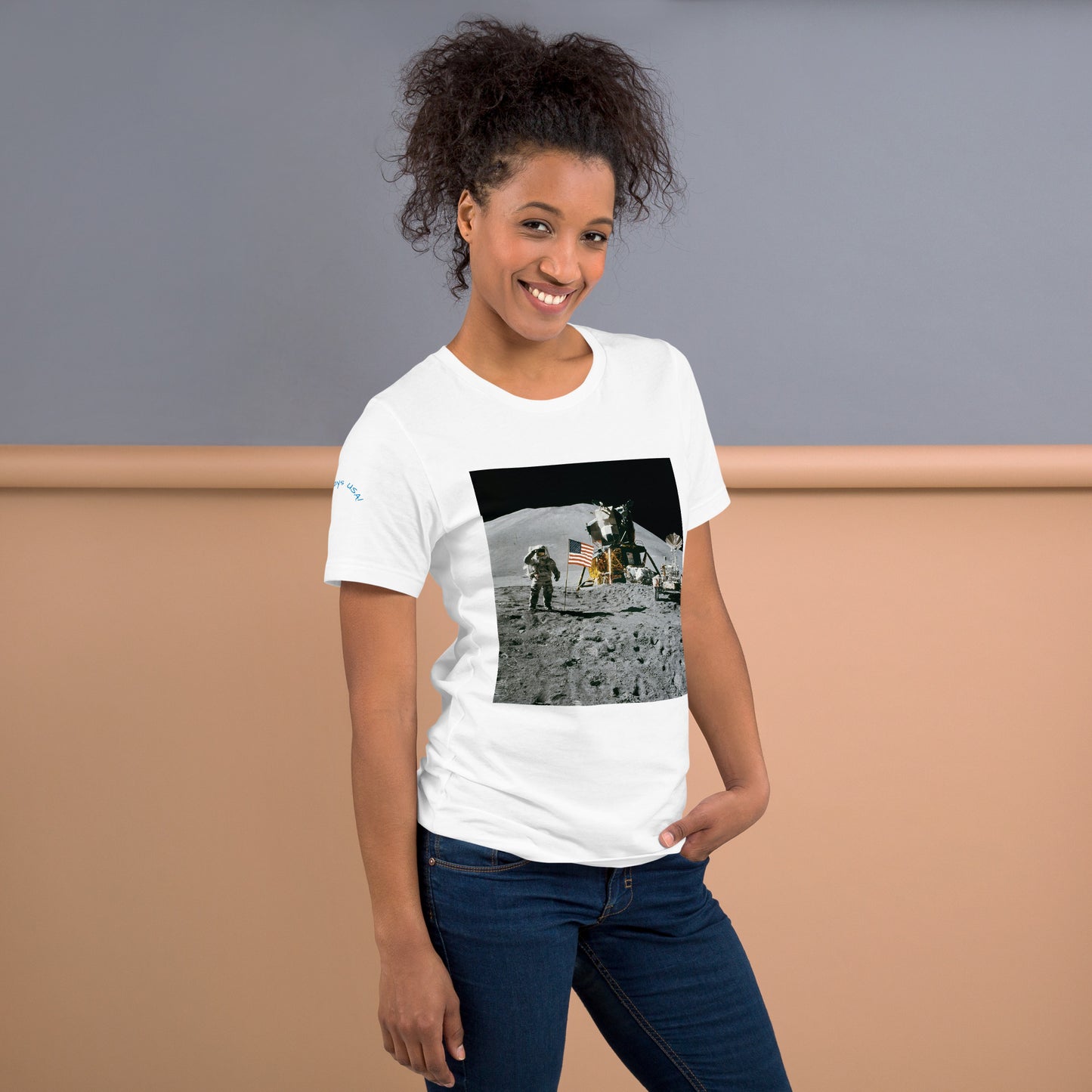 Holidays USA! Moon Landing Unisex t-shirt