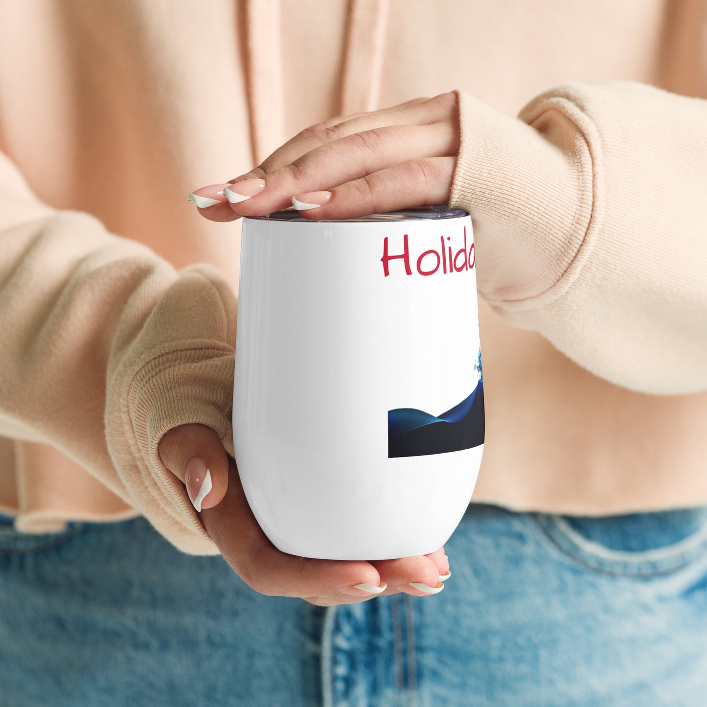 Holidays USA! Wine tumbler