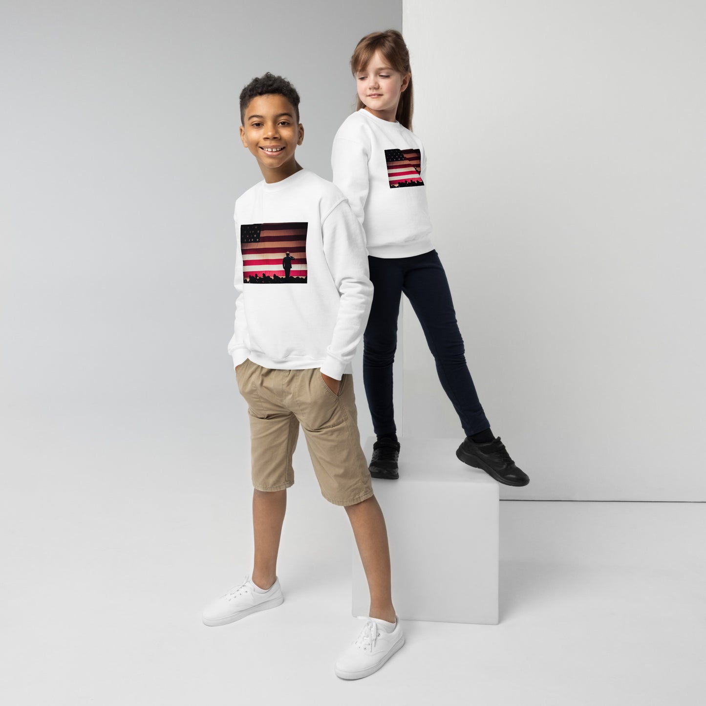 Holidays USA! Youth crewneck sweatshirt